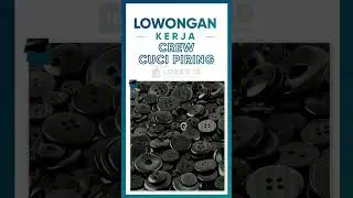 (KHUSUS PRIA) KERJA CUMA CUCI PIRING, EH TAPI GAJI BISA SAMPAI 4 JUTA