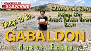 GABALDON NUEVA ECIJA TOUR #dupingariver #calabasariver #krestaresort #reasbambooresort