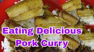 Eating Delicious Pork Curry in Garo Style || Vlog video 🇮🇳