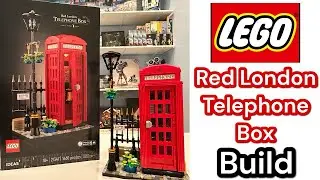 Lego Red London Telephone Box Build