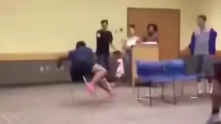 Epic chair dance battle. | #ClusterPunk