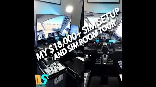 As requested… MY $18,000 Flight Sim Setup and Sim room tour!! | ($18,000 doesnt get you much)
