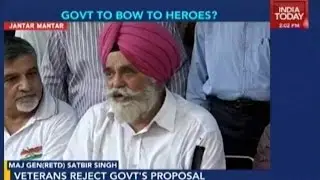 Never Asked For Monthly Increament: War Veterans During OROP Protest