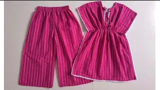 DIY plazo for baby girl |sewing tutorial #plazo #babygirl #diy #viralvideo #trending #sewingtutorial