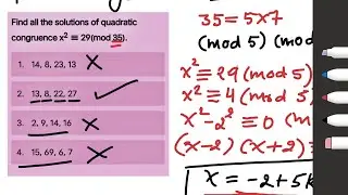 Quadratic Congruence with Composite modulus