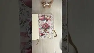 Decorating a Shabby Chic Journal Page