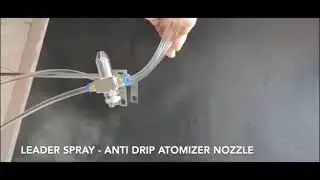 Anti drip atomizer spray, dry atomizing fog nozzle  -Leader spray