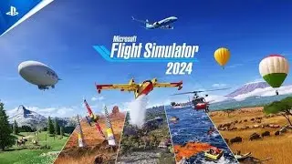 Microsoft Flight Simulator 2024 - Announce Trailer | PS5 Games