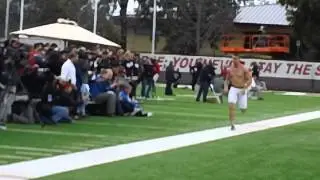 Stanford Football Pro Day 2012 Coby Fleener - 40-yard dash