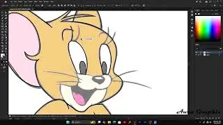 Jerry the Mouse &ndash; Classic Cartoon Character  Drawing Illustration