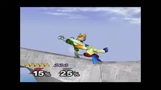 Super smash bros melee Fox vs Falco