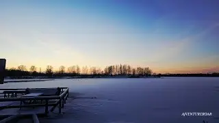Beautiful sunset #winter #life #2026 #t&ouml;&ouml;l&ouml; #helsinki #finland #fyp #snow #ice #sunset #nature #cold