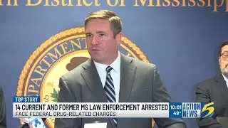 FBI arrests 14 current, former law enforcement officials in &lsquo;drug trafficking takedown&rsquo;