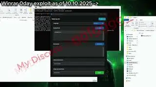 WinRar 0day Exploit Proof (Working)  #hacking #0day #exploit #shorts 