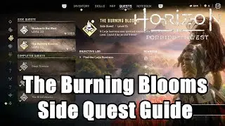 Horizon Forbidden West : How to Defeat Shellsnapper - The Burning Blooms Side Quest Guide