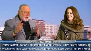 Desirae Moffitt of Action Equipment & Event Rentals on Central Valley Business