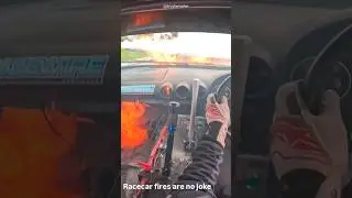Mobil Balap Ini Terbakar #shortsvideo