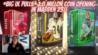 *BIG UL PULLS* 1.8 MILLION COIN PACK OPENING IN MADDEN 23!! ONE OF THESE PACKS IS NICE!!