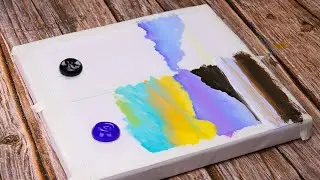 Double Exposure Painting Technique / Acrylic Painting