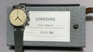 Undone Vintage Killy (Unboxing en Espa&ntilde;ol) - Reloj Estilo Vintage Cron&oacute;grafo Meca-Cuarzo