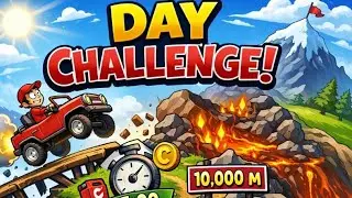 Hill Climb Racing LIVE | Only One Try 🚗🔥 | Impossible Hills By Biswajit 😎😎