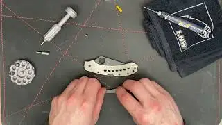 Spyderco Delica 4 MOD 2 Titanium Scale Kit Installation Instructions