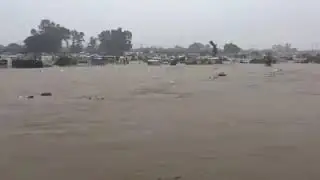 Shacks taken by floods in Gauteng