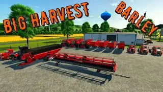 farming Simulator 25 Big Harvest Barley Farm  Timelapse  fs25 gameplay