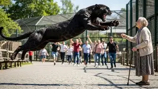 Panther Escaped Zoo. Everyone Fled, Except an Old Lady &mdash; What She Did Shocked All