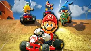 Реванш между профессионалами и тремя охотниками в Mario Kart Manhunt