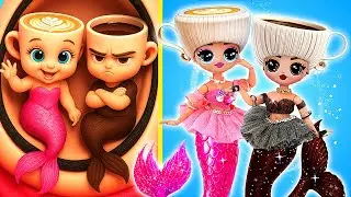 Ballerine Cappuccina Devenez Sirènes ! Brainrot Italien LOL OMG DIY