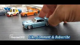 #44 Muscle car Pontiac GTO 1966. Hotwheels Premium & Aerodynamic test
