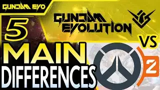 5 BIGGEST DIFFERENCES OF GUNDAM EVOLUTION VS OVERWATCH 2! || Gundam Evolution