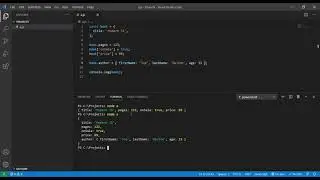 Nested object properties