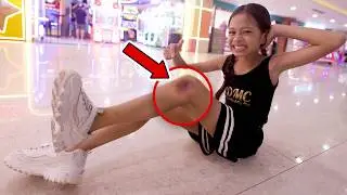 TOLONG KAKI ALUNA BENGKAK WAKTU LES MODELLING!!