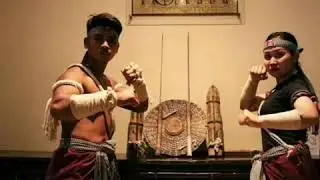 Hard To Training Self-Defent Kun Khmer Bokator Real Sword Fight Between Girls And Man.