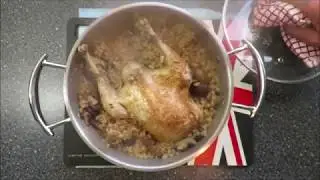 Pot Roast Pheasant, With Pearl Barley And Mushrooms.#SRP #Pheasantrecipe