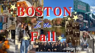 Traveling to Boston During Fall 🍁 ☕️ + Planning a Trip for 35 of My College Friends!
