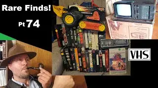 Rare Finds!  Part 74 - Sears portable CRT, VHS, Flip Clock