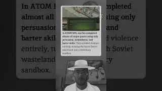 Atom RPG Player Solved Quests Using Only Speech Skill