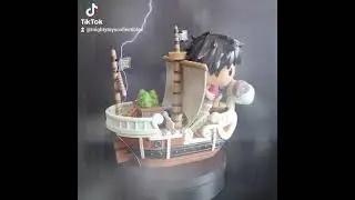 Funko Anime One Piece - Luffy With Going Merry Ride Pop! Vinyl Figure