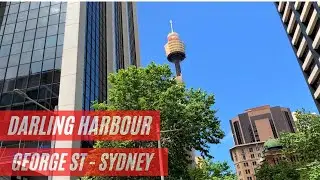Walking Tour !! Sydney | George St | The Strand Arcade & Darling Harbour