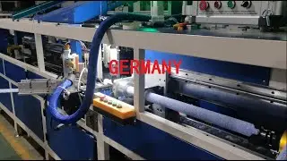 Suction and Washing Roller Winding Machine for GERMANY Customer