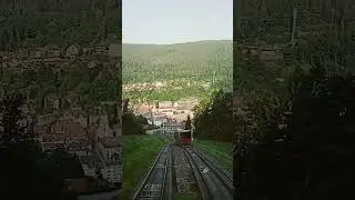 Die Sommerbergbahn in Bad Wildbad, im Schwarzwald.