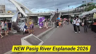 ​NEW Pasig River Esplanade 2026: Fort Santiago to Arroceros Forest Park (Full Walk)