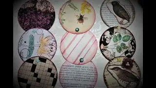 Junk Journal Using Up Book Pages Ep 67  Flying Saucers!!! The Paper Outpost !:)