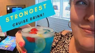 STRONGEST MOST POPULAR DRINK YOU CAN GET ON A CRUISE | CARNIVAL DRINK PACKAGE