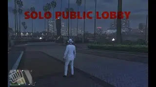 How to make a Solo Public Lobby in GTA V Tutorial.