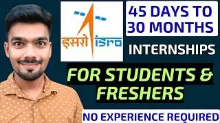 ISRO Internships 2025 | Internships for college students