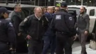 Weinstein arrives for hearing in sex assault case
